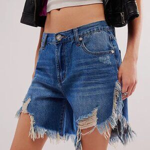 Clearout-Like New OneTeaspoon denim shorts size 26
